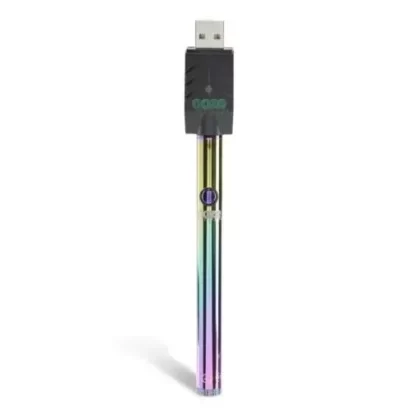 Ooze Twist Slim Pen 2.0 – 320 MAh Flex Temp Vape Battery - color#Lucky Gold>Mellow Yellow>Panther Black>Rainbow>Ruby Red>Sapphire Blue>Slime Green