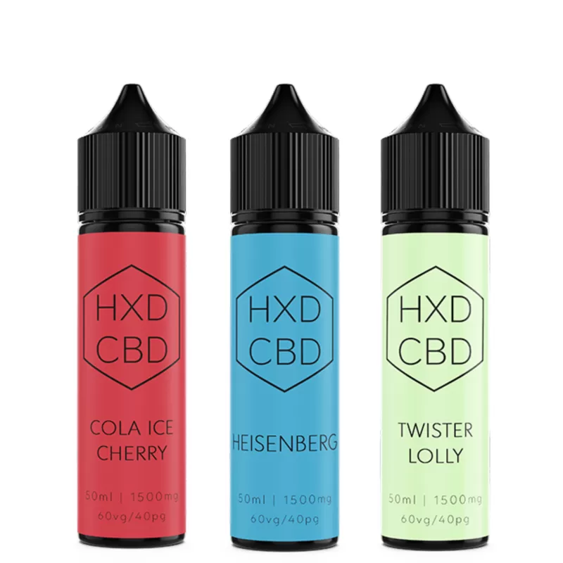 HXD The Herbalist Company CBD 1500mg E-Liquid 50ml (60VG/40PG) - Vape Co