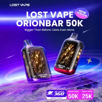 Version 2 | Lost Vape ORION BAR 50K Puffs Disposable Device - 50,000 Puffs - Strawberry Banana