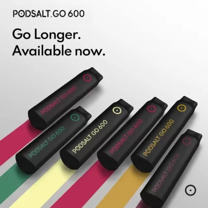POD SALT GO 600 Disposable Vape – 20mg Nic Salt