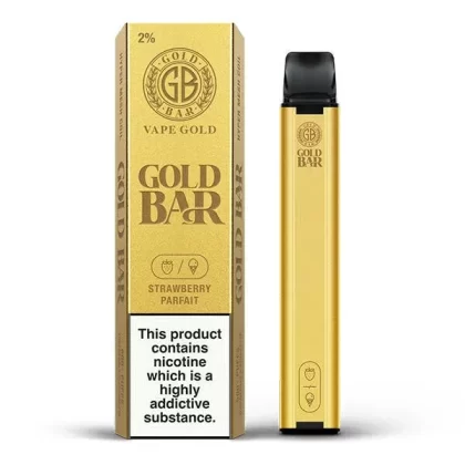 Gold Bar Strawberry Parfait Disposable Vape