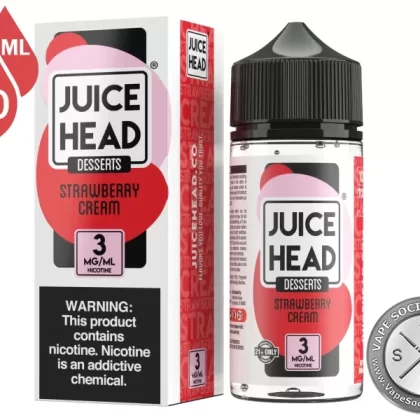 Strawberry Cream Juice Head Desserts 100ml