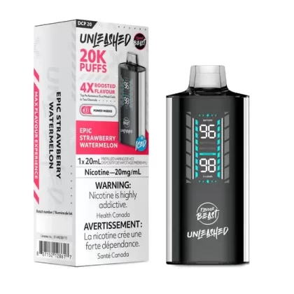 Flavour Beast Unleashed DCP 20K Disposable Vape – Epic Strawberry Watermelon