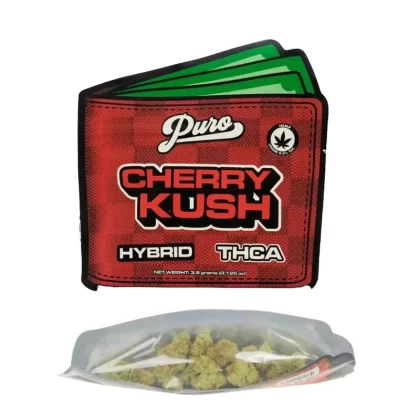 Puro Cherry Kush Silver Line THC-A Flower - Quantity#3.5g>7g>14g>28g