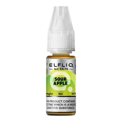 ElfLiq Sour Apple Nic Salt Vape Juice 10ml
