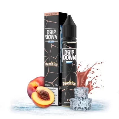 DRIP DOWN FROSTY Peach Ice 30ml (25, 50mg) - Vape Product, Vape Product