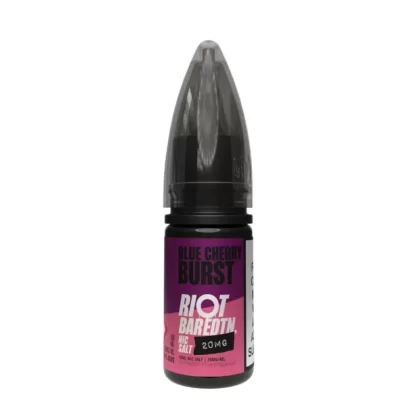 Blue Cherry Burst Nic Salt E-Liquid Bar Edition by Riot Squad (10ml) - Vapekit Co