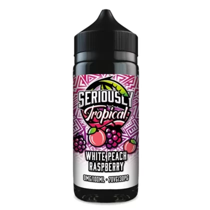 Seriously Fruity White Peach Raspberry 100ml Short Fill E Liquid - Vape Product, Vape Product