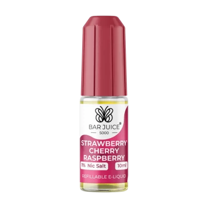 Strawberry Cherry Raspberry Nic Salt by Bar Juice 5000 - 20mg - Vape Product (80016D)