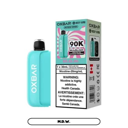 Rocky Vapor Oxbar Maglink Prefilled Pods 90K – Refresh Series – M.D.W