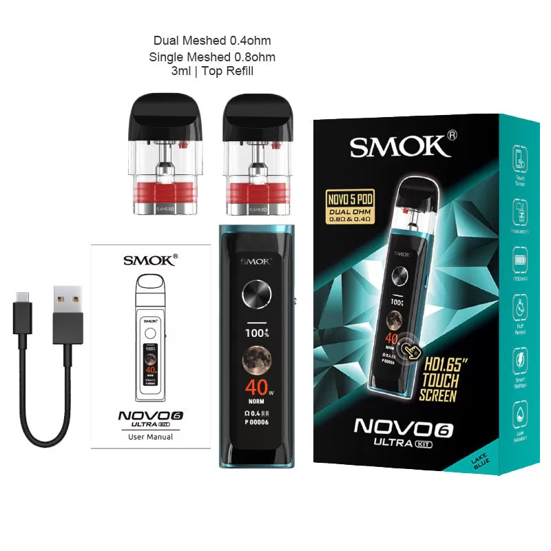 SMOK Novo 6 Ultra Pod Kit - Vapormo - Image 3