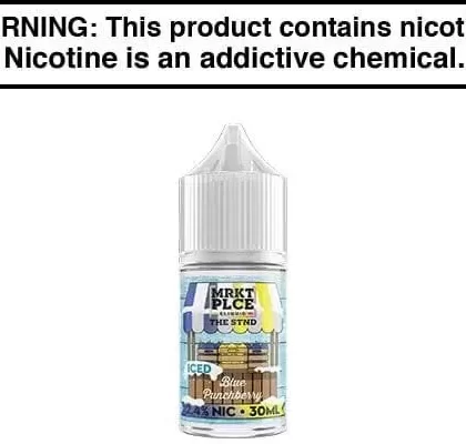 ICED BLUE PUNCH BERRY BY MRKT PLCE SALTS 30ML - Vapejuice