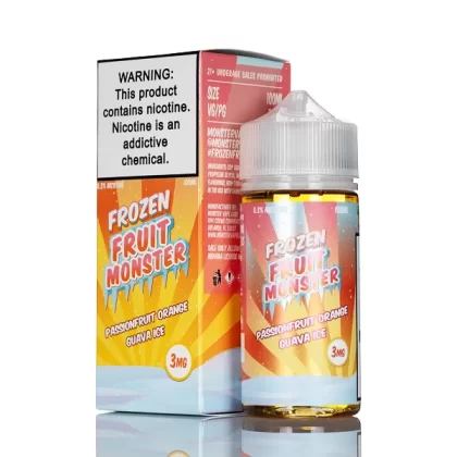 Frozen Fruit Monster - Passion Fruit Orange Guava Ice - 100mL - 3mg