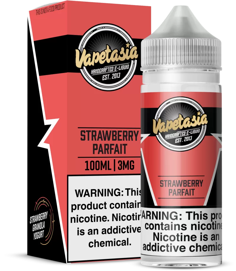 Vapetasia - Strawberry Parfait - 100ML E-Liquid - 0MG