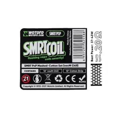 Wotofo SMRT PnP Mesh & Cotton Set