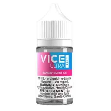 BANGIN’ BURST ICE – VICE ULTRA SALT 30ML [PROV]