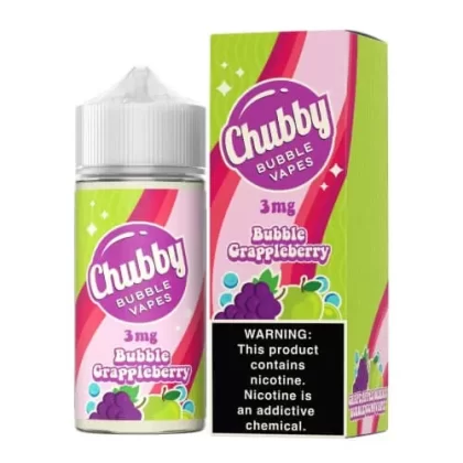 Chubby Bubble E-Liquid – Bubble Grappleberry – 100ml