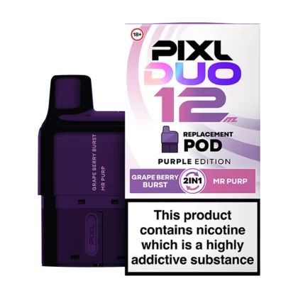 Purple Edition Pixl Duo 12 Refill Pack - Ecigwizard