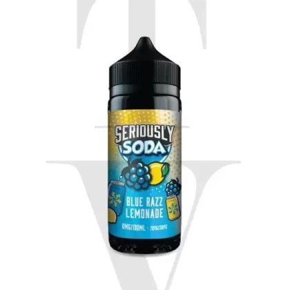 SERIOUSLY SODA BLUE RAZZ LEMONADE SHORTFILL E-LIQUID BY DOOZY VAPE
