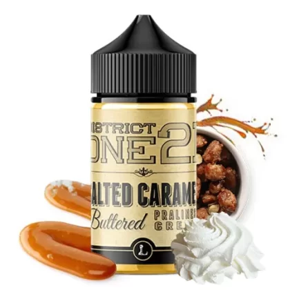 DISTRICT ONE21 SALT SALTED CARAMEL LEGACY FIVE PAWNS - Elegantvapestore