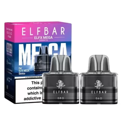Elf Bar ELFX Mega Replacement Pods - 0.8ohm - XL