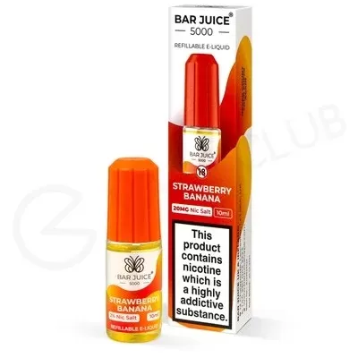 Strawberry Banana Nic Salt E-Liquid by Bar Juice 5000 - Ecigpremium