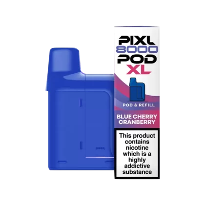 Blue Cherry Cranberry Pixl 8000 Refill Pack - 20 mg - Vape Product