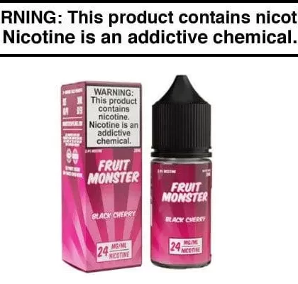 BLACK CHERRY BY FRUIT MONSTER SALT NIC 30ML - Vapejuice