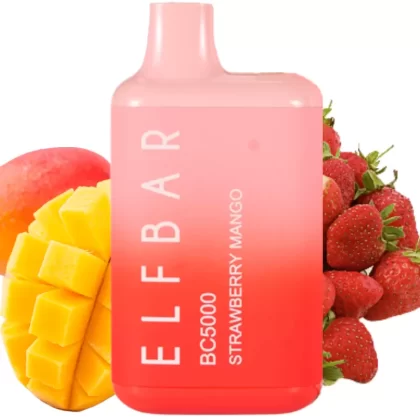 ELF BAR STRAWBERRY MANGO BC5000 DISPOSABLE POD - Vapebar Pk