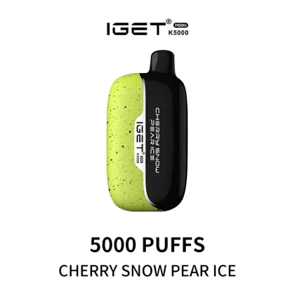 IGET Moon K5000 Puffs – Cherry Snow Pear Ice - Ozvapeone