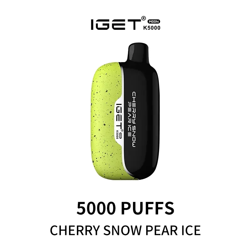 IGET Moon K5000 Puffs – Cherry Snow Pear Ice - Ozvapeone