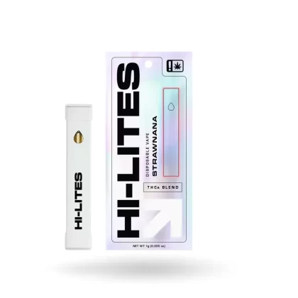 Hi-Lites THCa Disposable: Strawnana - Ejuicewarehouse
