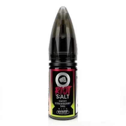 Riot Squad Sweet Strawberry Hybrid Salt E Liquid (10ml)