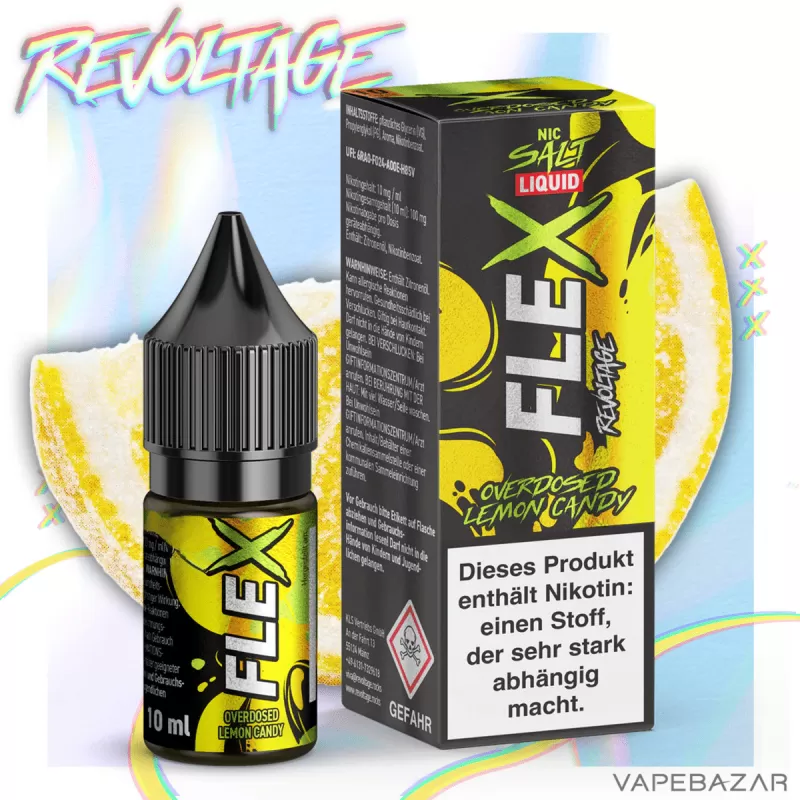 Revoltage Flex – Overdosed Lemon Candy - Vapebazar