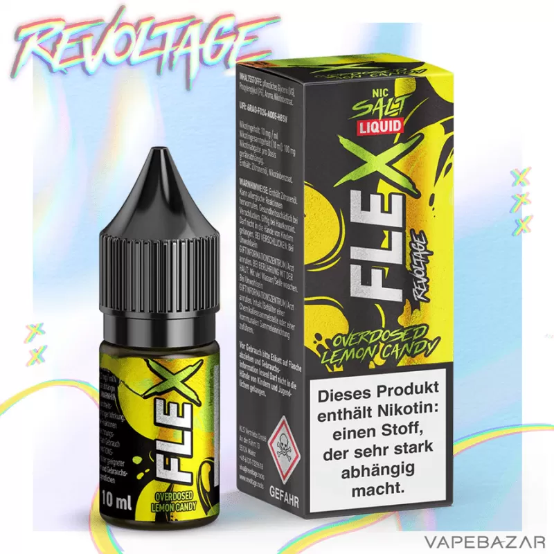 Revoltage Flex – Overdosed Lemon Candy - Vapebazar - Image 2