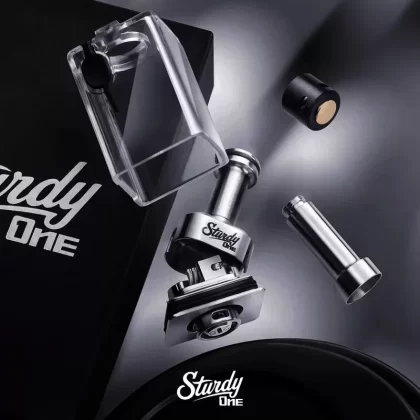 SturdyONE RBA (Dot/Boro Compatible) BATCH 2 - Style#RBA>Frosted Tank>Smoked Tank>Amber Tank>Pin kit>Spares Kit>RUSKY Edition (2D184C)