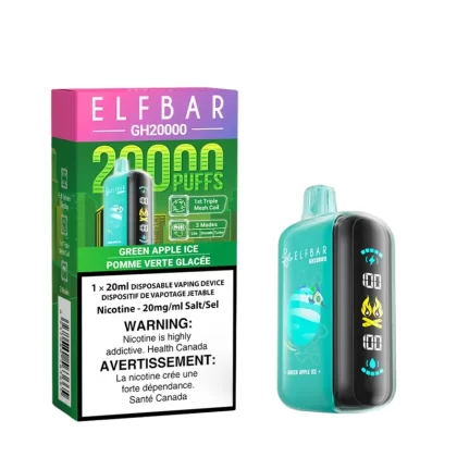ELF BAR GH20K – GREEN APPLE ICE