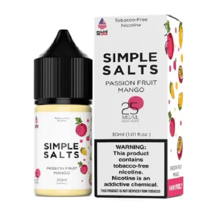 Sale $5.25 – Passion Fruit Mango by Simple Salts E-Liquid