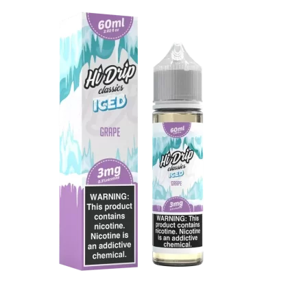 Hi-Drip Iced Grape - Nicotine Level#3mg>6mg
