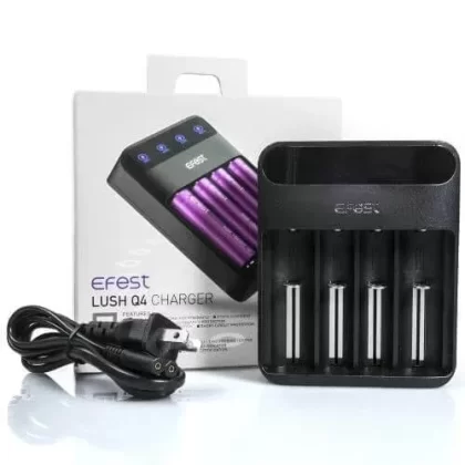 Efest Lush Q4 Battery Charger - Ejuicewarehouse
