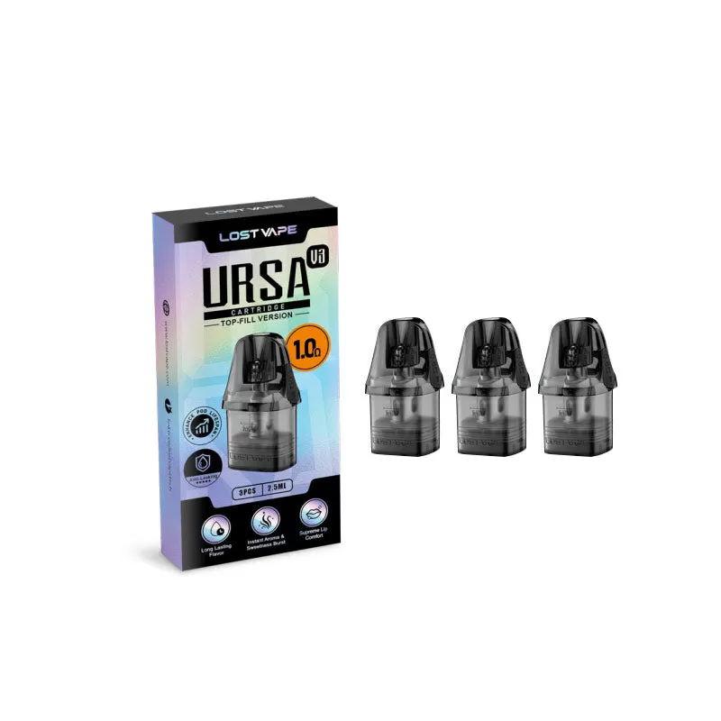 Lost Vape Ursa V3 Replacement Pod Cartridge for Ursa Nano /Ursa Nano 2 / Ursa Nano 3/ Ursa Nano Pro/Ursa Nano Air/ Ursa Nano S 2/Ursa Baby / Ursa Baby 2 /Ursa Baby 3/ Ursa Baby Pro / Ursa Pr (437948) - Image 2