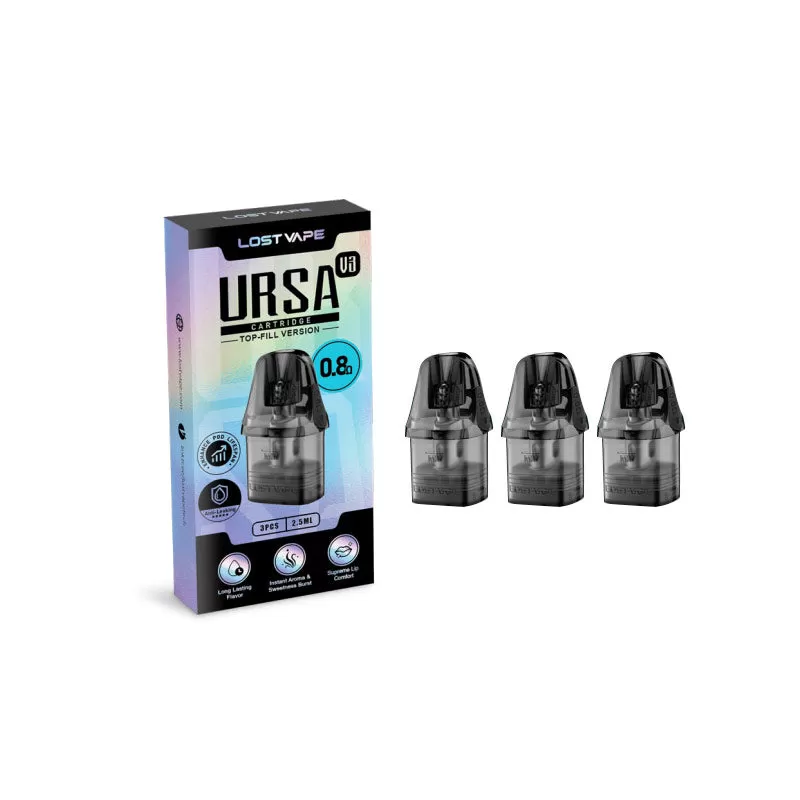 Lost Vape Ursa V3 Replacement Pod Cartridge for Ursa Nano /Ursa Nano 2 / Ursa Nano 3/ Ursa Nano Pro/Ursa Nano Air/ Ursa Nano S 2/Ursa Baby / Ursa Baby 2 /Ursa Baby 3/ Ursa Baby Pro / Ursa Pr (437948) - Image 3
