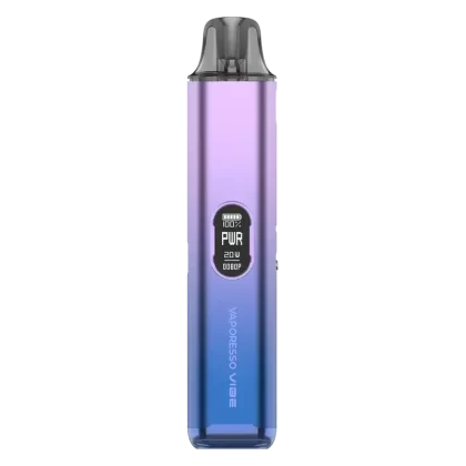 Vaporesso Vibe Pod Kit - Color#Berry Purple>Black>Cherry Pink>Fresh Green>Racing Red>Silver>Sky Blue>Turbo Blue