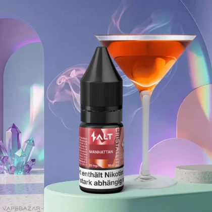 Salt Cristallite Liquid – Manhattan - VapeApe; 20mg/ml
