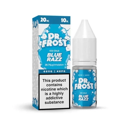 Dr Frost Blue Razz Nic Salt E-Liquid - 10 Pack - 10mg