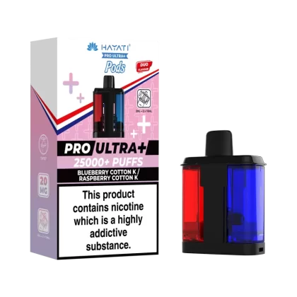 Blueberry Cotton K / Raspberry Cotton K Hayati Pro Ultra Plus Refill Pack - Ecigwizard