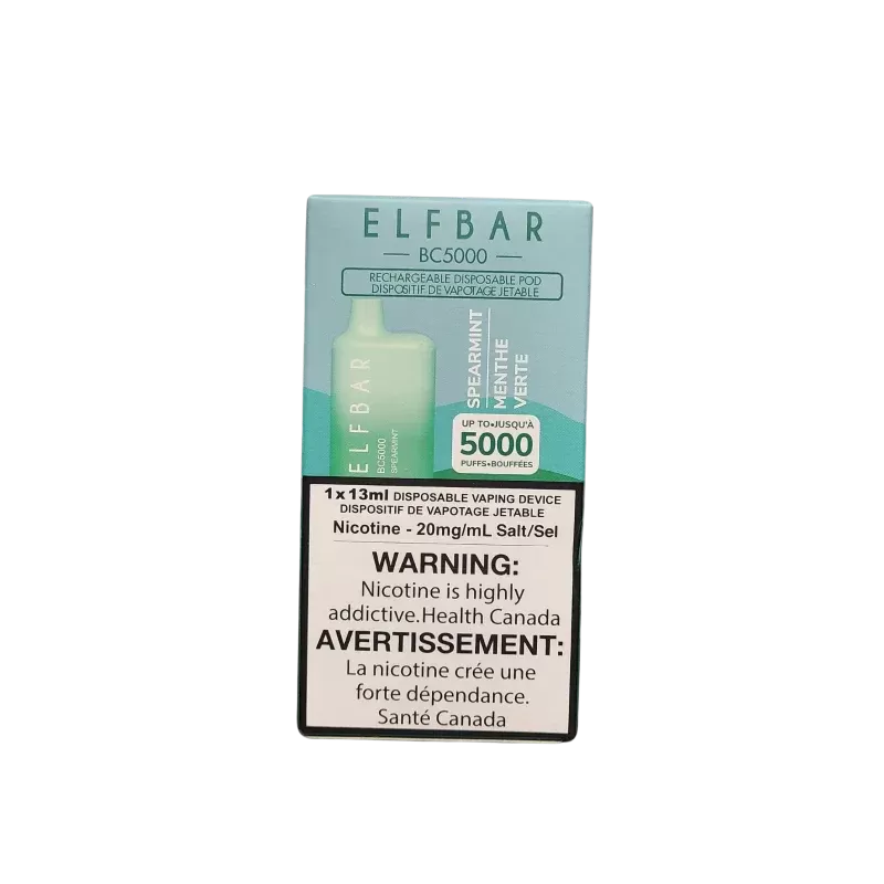 ELF BAR BC5000 Disposable Vape – Spearmint