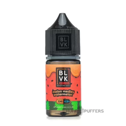 BLVK Melon Salt – Melon Medley Watermelon Ice 30mL - Nicotine Strength#35mg>50mg