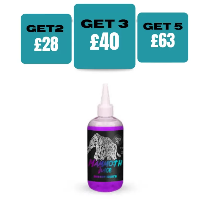 Mammoth Juice E-liquid 500ml - Raspberry Blue / No