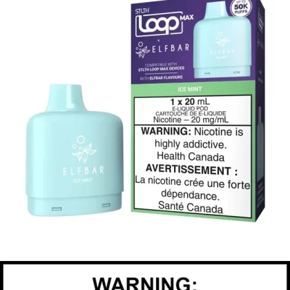 Ice Mint STLTH Loop Max x Elf Bar Pods